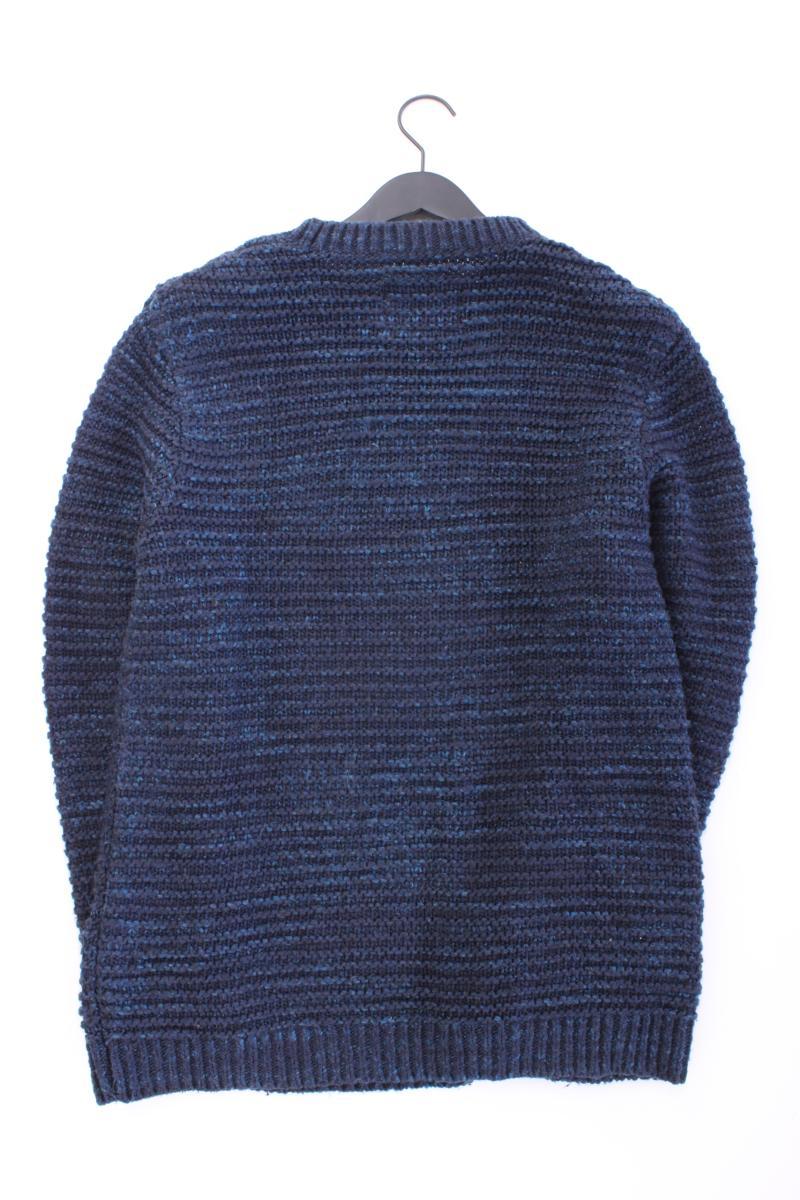 Jack & Jones Grobstrickpullover für Herren Gr. L blau aus Polyacryl