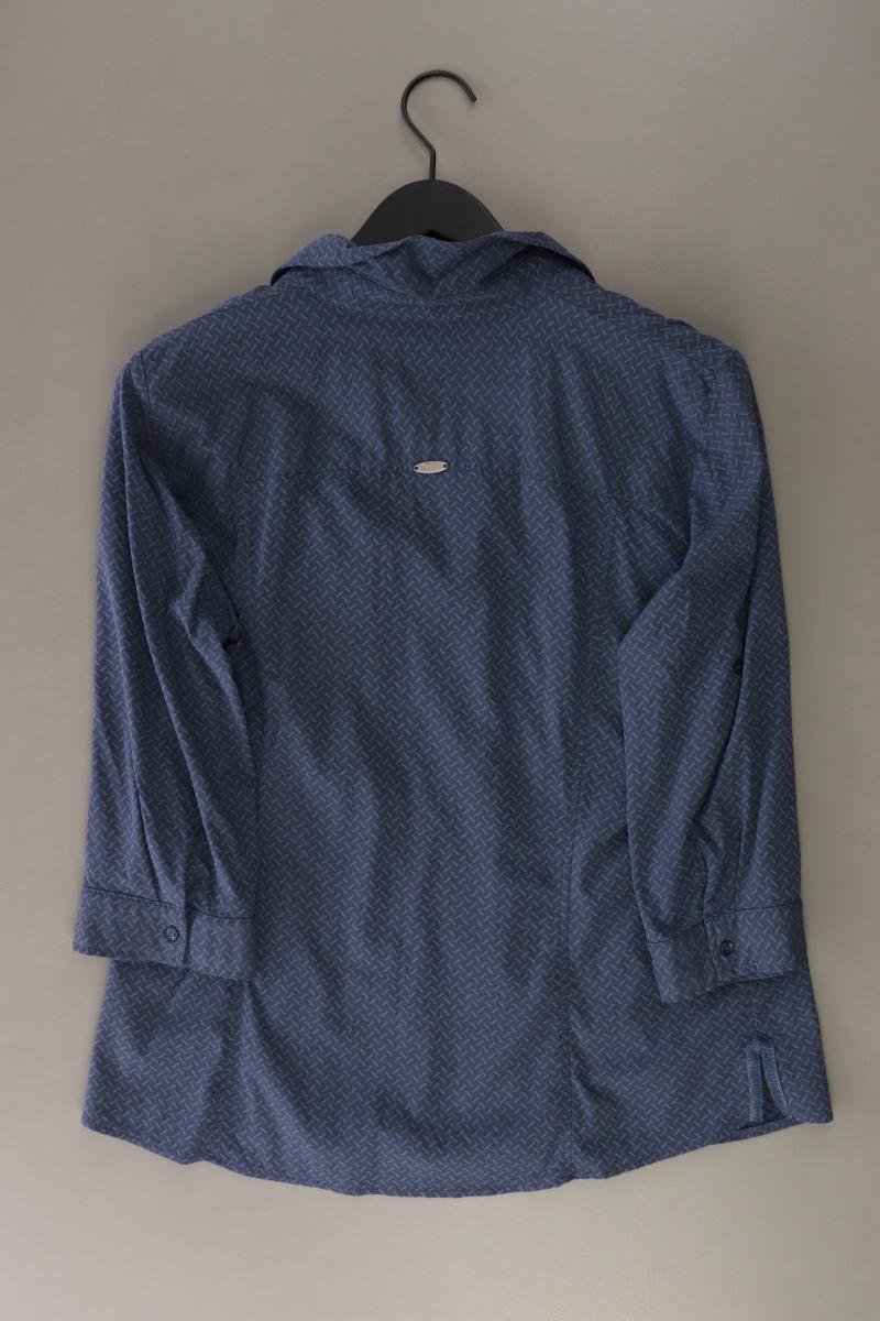 Bonita Regular Bluse Gr. 46 3/4 Ärmel blau aus Baumwolle