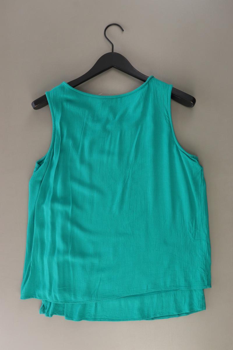 Street One Ärmellose Bluse Gr. 42 türkis aus Baumwolle