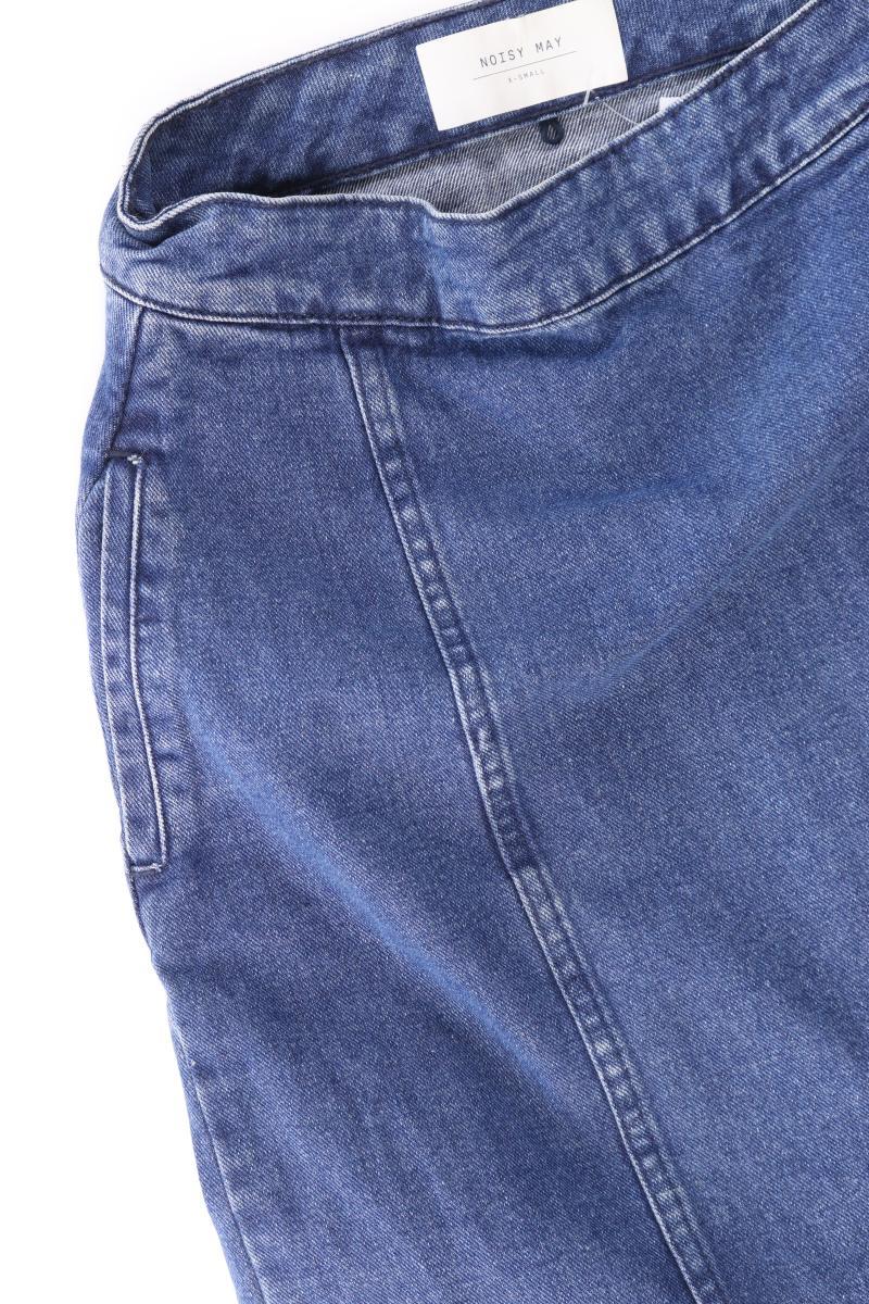 Noisy May Jeansrock Gr. XS blau aus Baumwolle