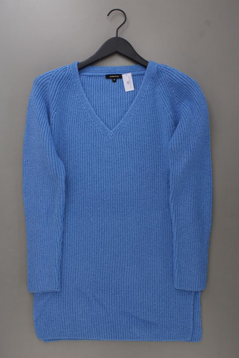 More&More Grobstrickpullover Gr. 36 blau aus Polyacryl