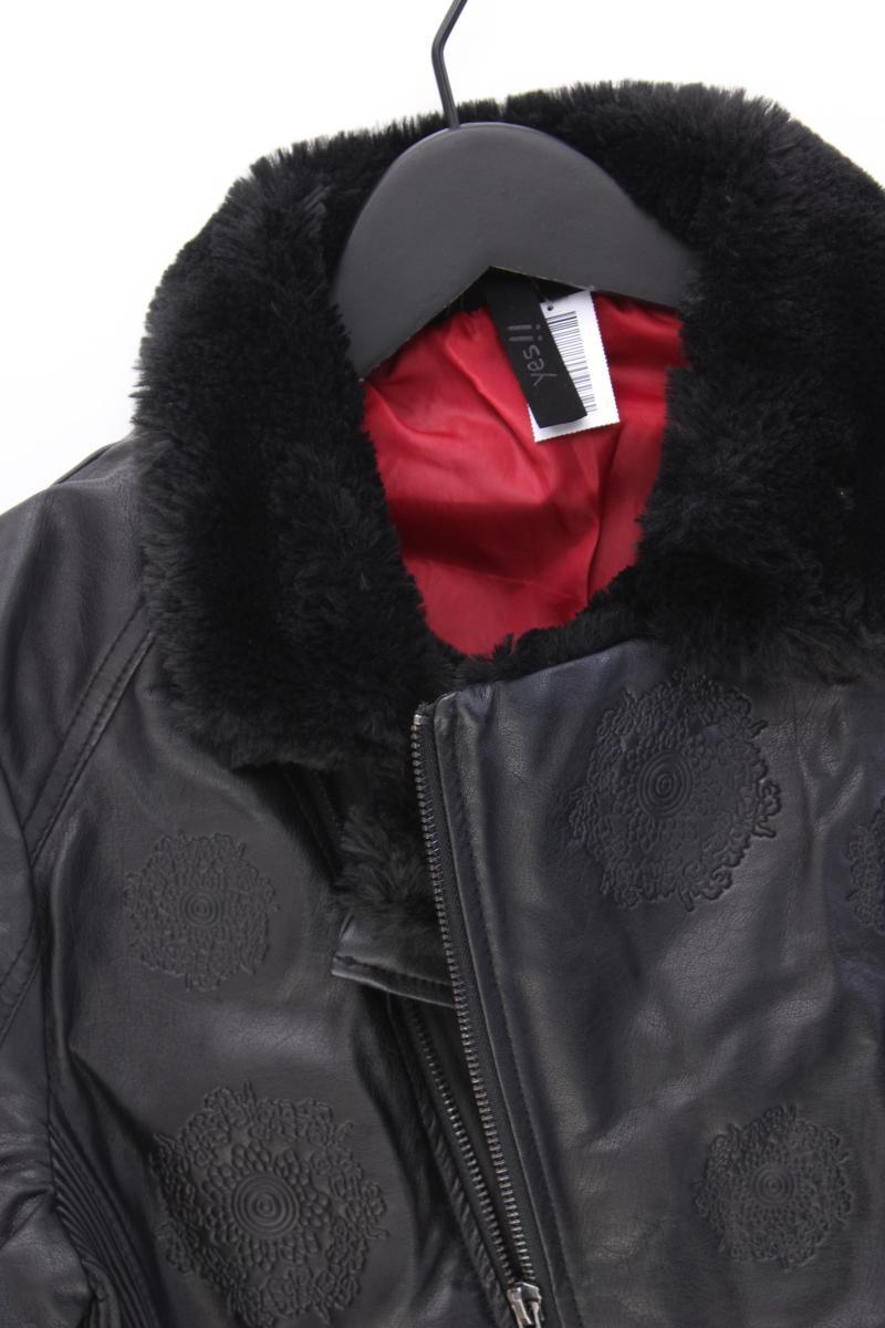 Desigual Kunstlederjacke Gr. 42 schwarz aus Polyurethan