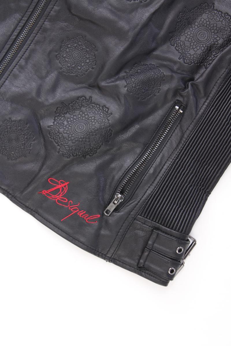 Desigual Kunstlederjacke Gr. 42 schwarz aus Polyurethan