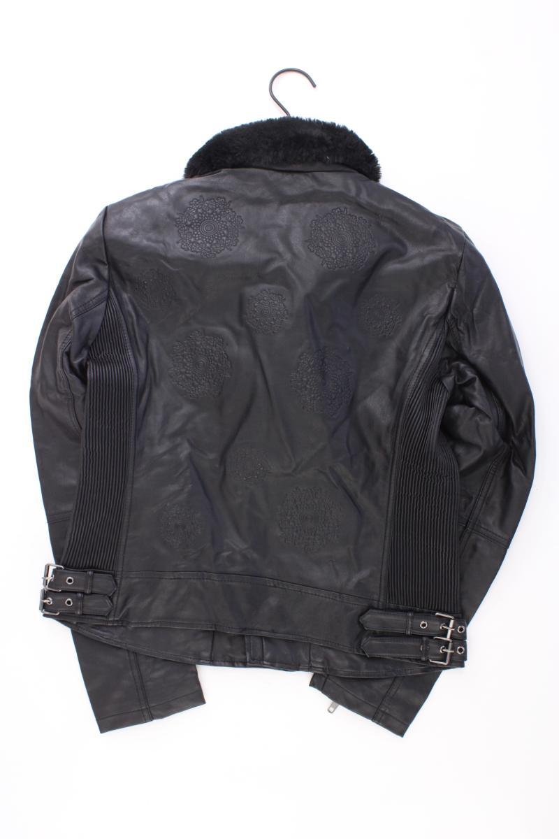 Desigual Kunstlederjacke Gr. 42 schwarz aus Polyurethan