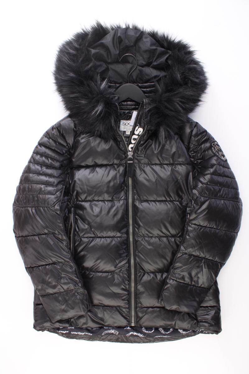 Soccx Kapuzenjacke Gr. 42 neuwertig schwarz aus Polyester