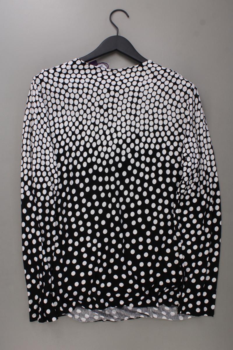Lascana Printshirt Gr. 44/46 gepunktet neu mit Etikett Langarm schwarz