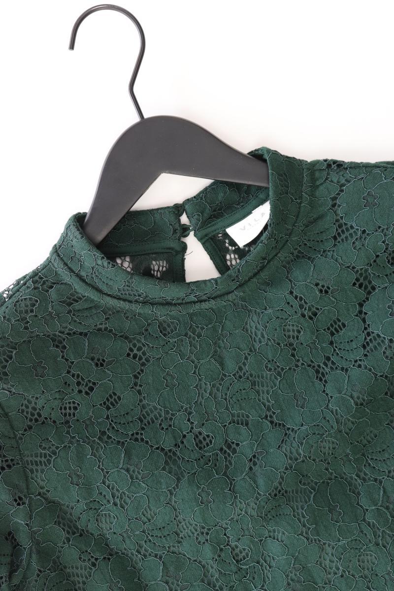 Vila Spitzenkleid Gr. M Langarm grün aus Polyester
