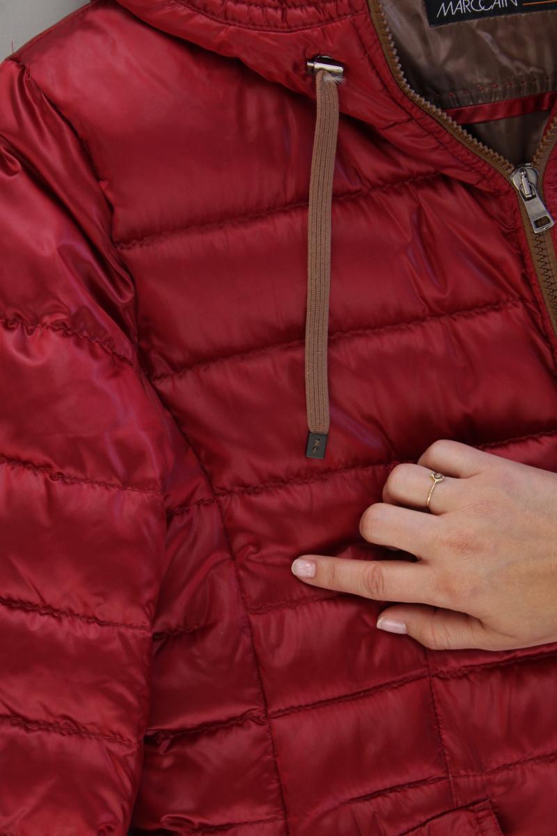 Marc Cain Daunenjacke Gr. 42 rot aus Polyamid