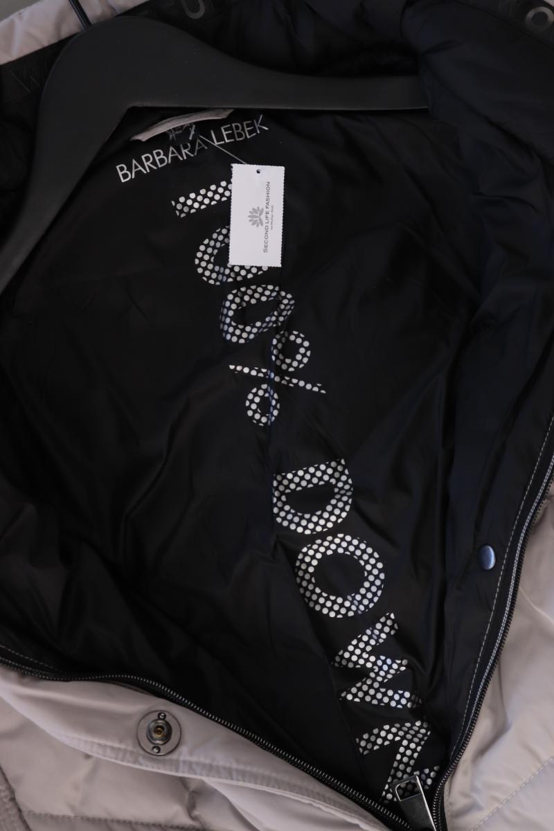 BARBARA LEBEK Winterjacke Gr. 40 grau aus Polyester