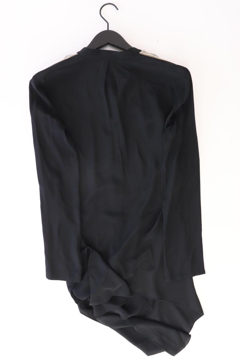 Patrizia Pepe Langarmbluse Gr. IT 44 (M) neu mit Etikett schwarz aus Acetat
