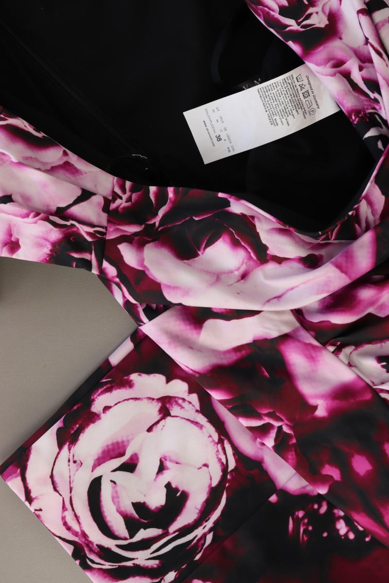 Vera Mont Bleistiftkleid Gr. 38 mit Blumenmuster Kurzarm lila aus Polyester
