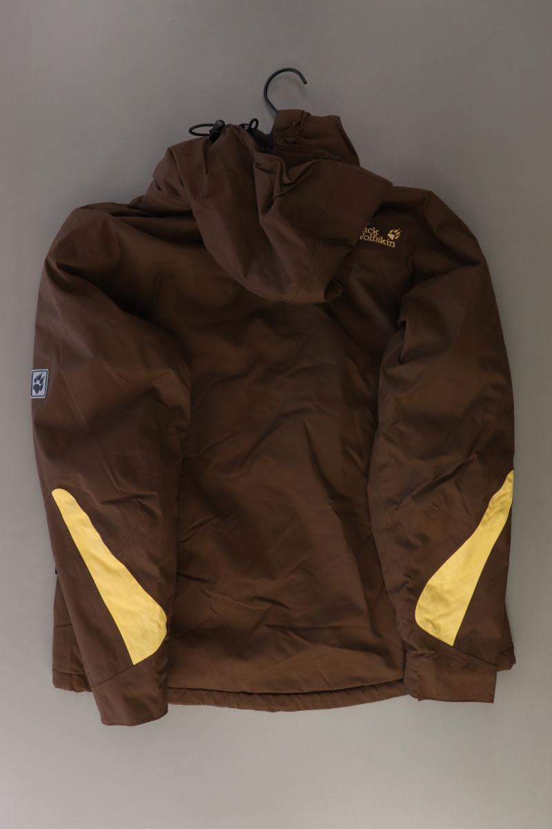 Jack Wolfskin Kapuzenjacke Gr. M braun aus Polyester