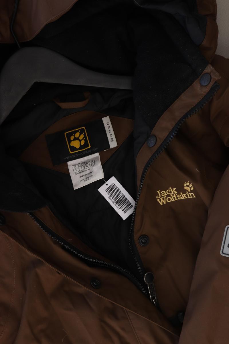 Jack Wolfskin Kapuzenjacke Gr. M braun aus Polyester
