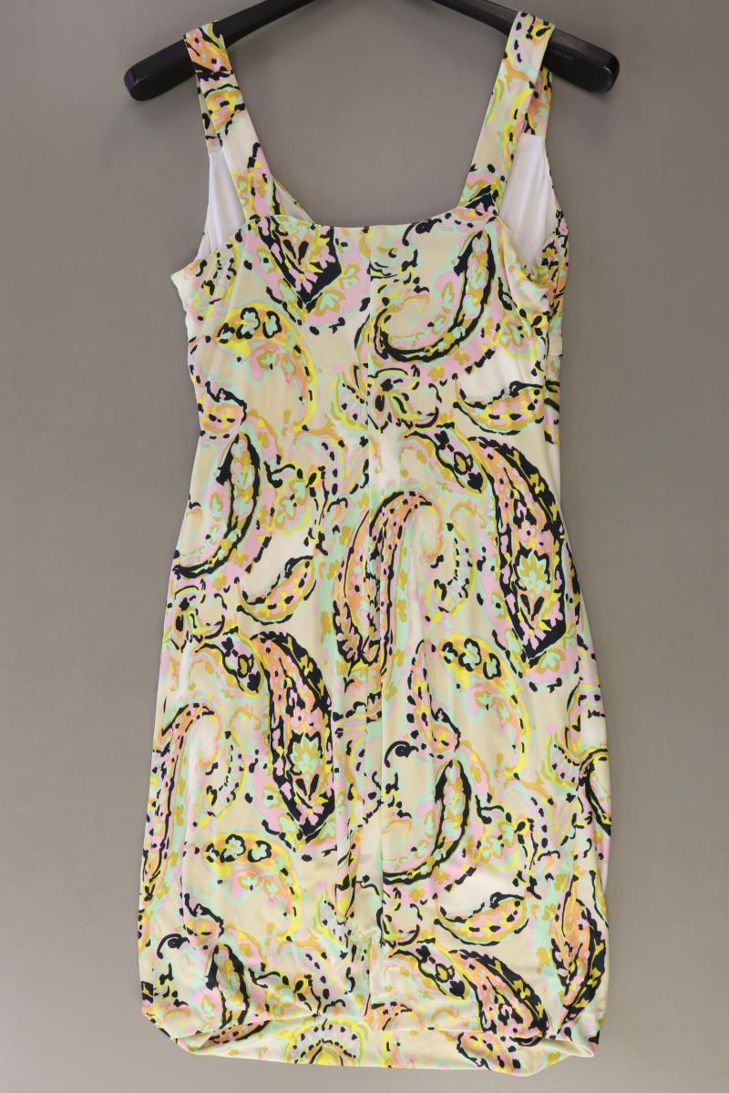 Laurèl Trägerkleid Gr. 40 mit Paisleymuster gelb aus Viskose
