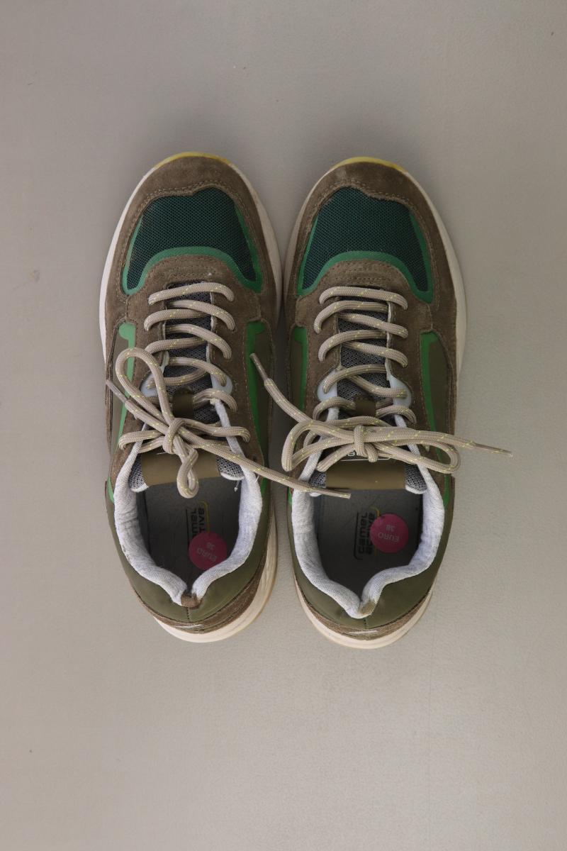 camel active Sneaker Gr. 38 olivgrün aus Leder