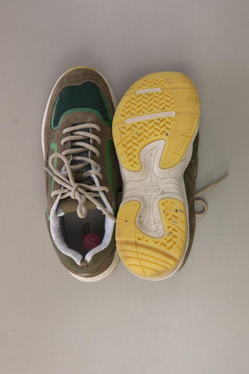 camel active Sneaker Gr. 38 olivgrün aus Leder