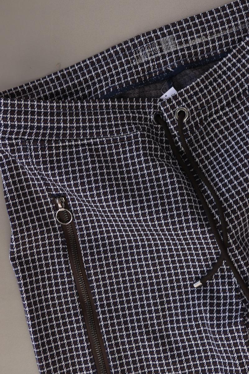 MAC Stoffhose Gr. 36 hahnentritt blau aus Polyamid