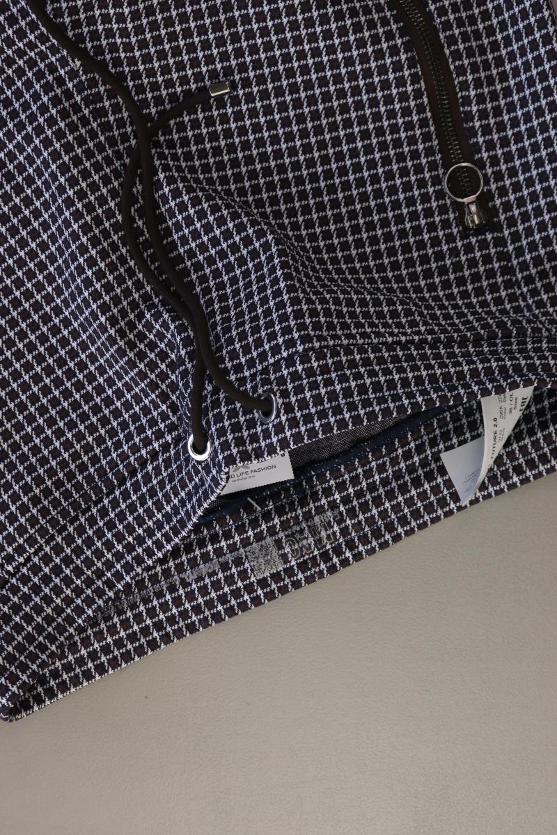 MAC Stoffhose Gr. 36 hahnentritt blau aus Polyamid