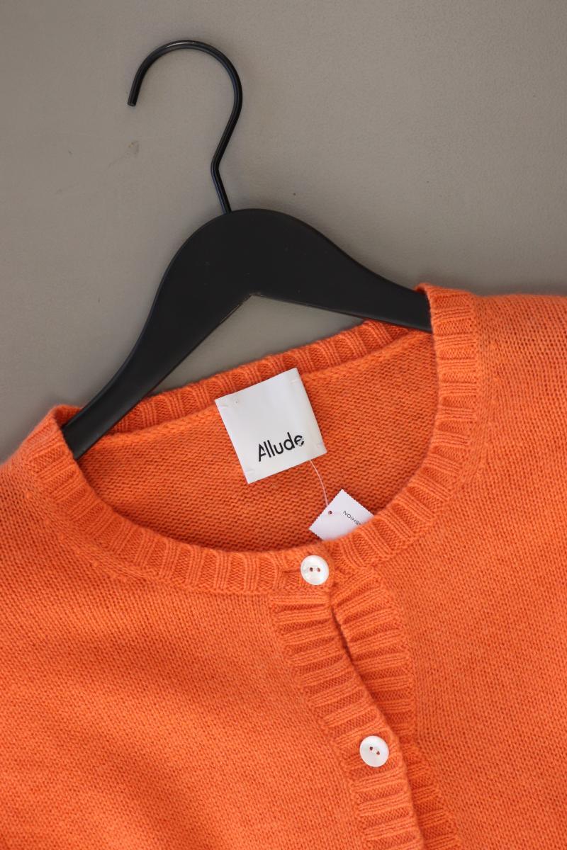 Allude Strickjacke Gr. XL Langarm orange