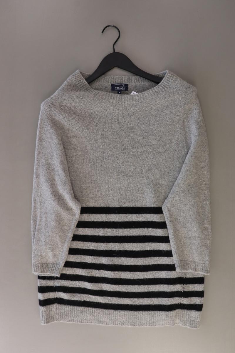 Woolrich Feinstrickpullover Gr. S gestreift grau