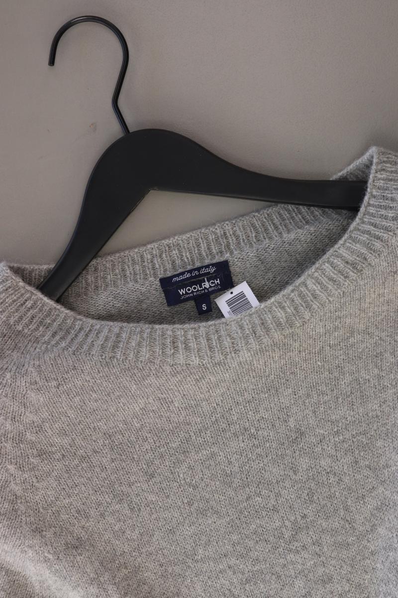 Woolrich Feinstrickpullover Gr. S gestreift grau