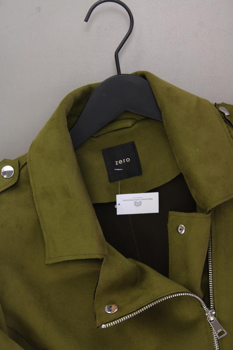 Zero Classic Jacke Gr. 44 neuwertig grün aus Polyester