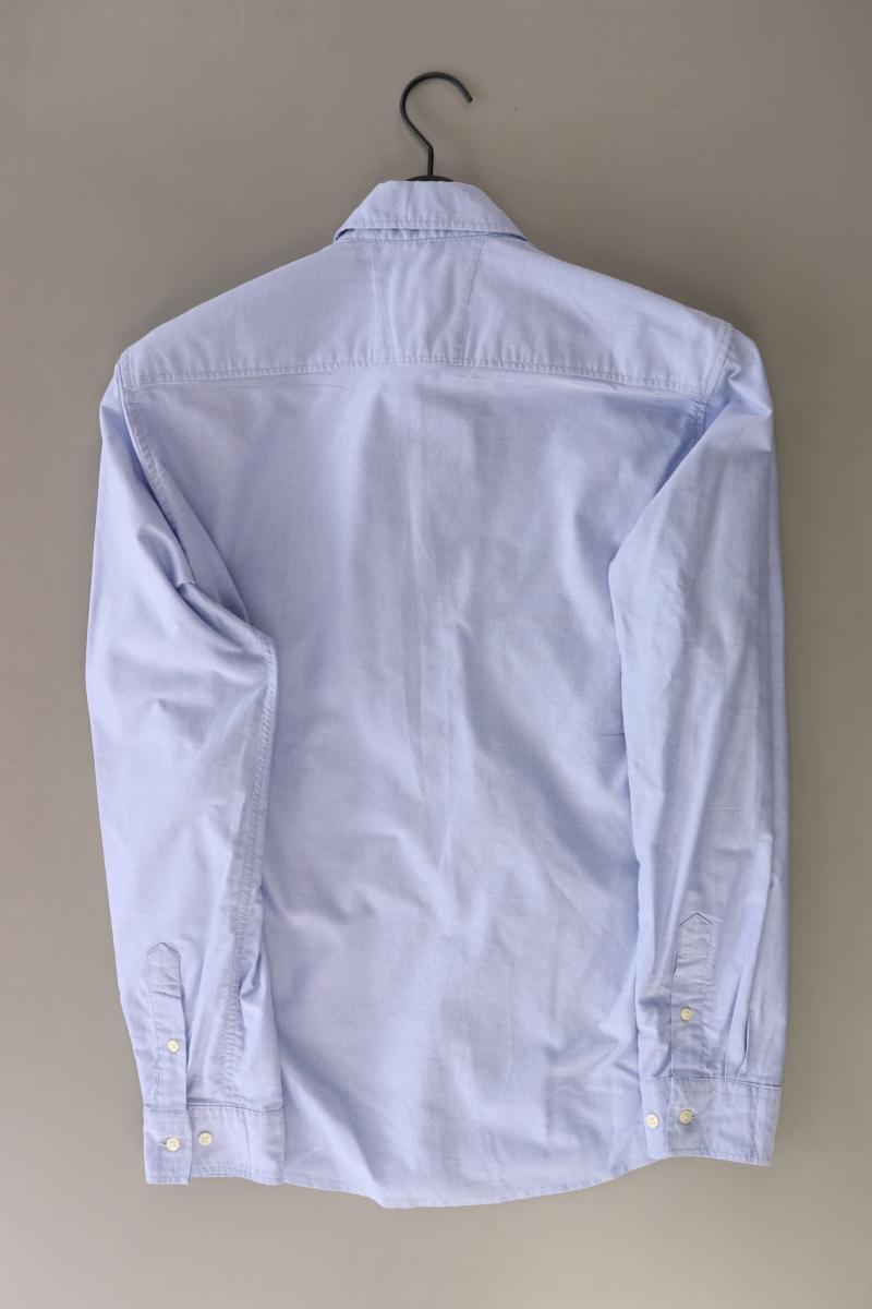 Selected Homme Langarmhemd für Herren Gr. S blau aus Baumwolle