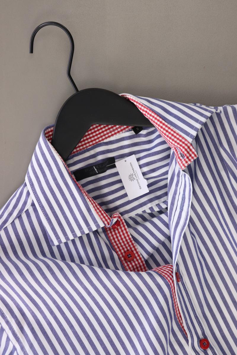 Jack & Jones Langarmhemd für Herren Gr. S gestreift blau aus Baumwolle