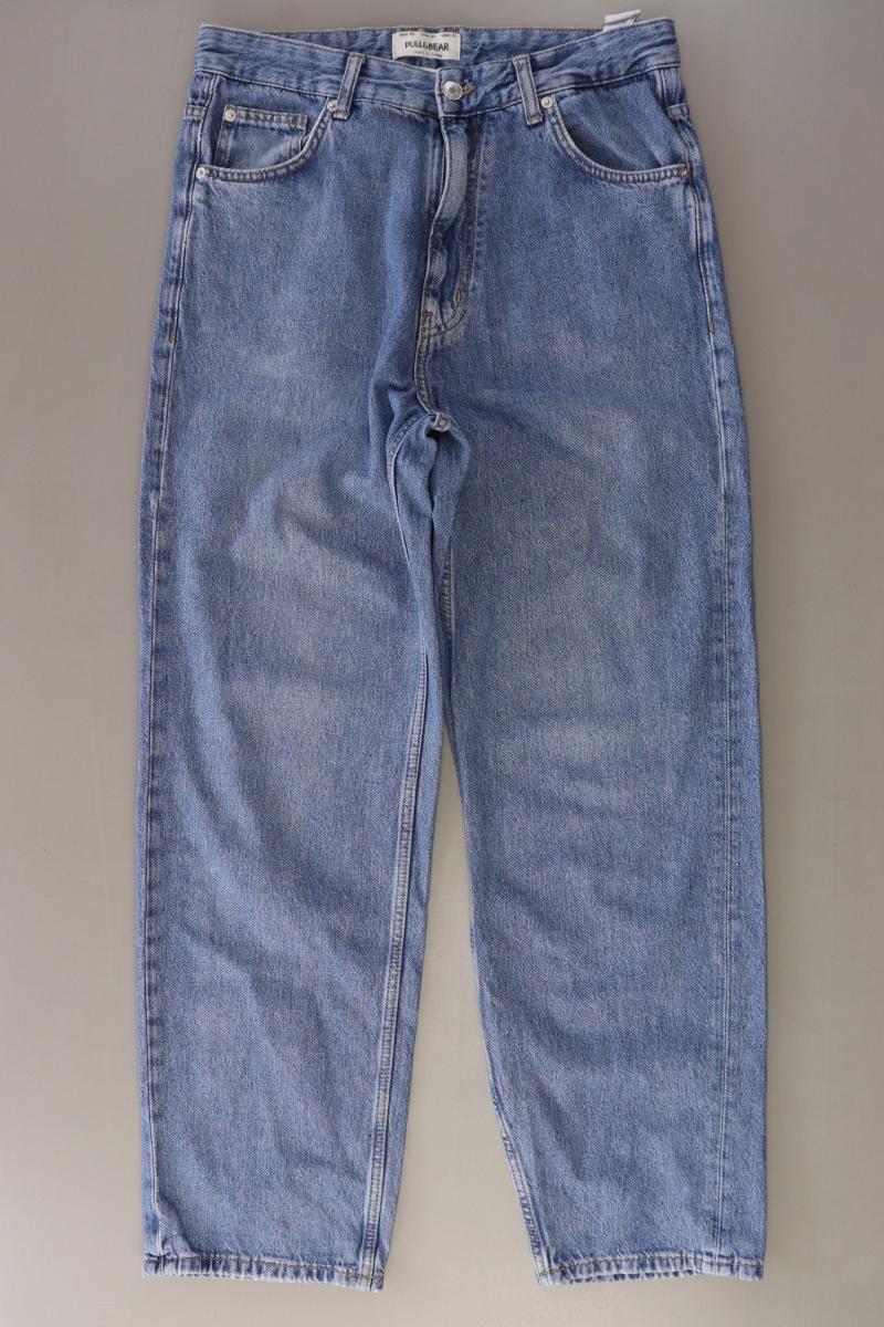 Pull&Bear Straight Jeans Gr. 40 blau aus Baumwolle