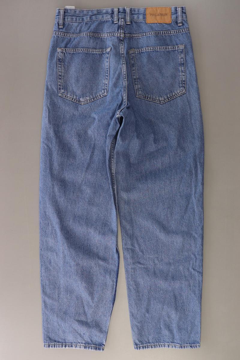 Pull&Bear Straight Jeans Gr. 40 blau aus Baumwolle