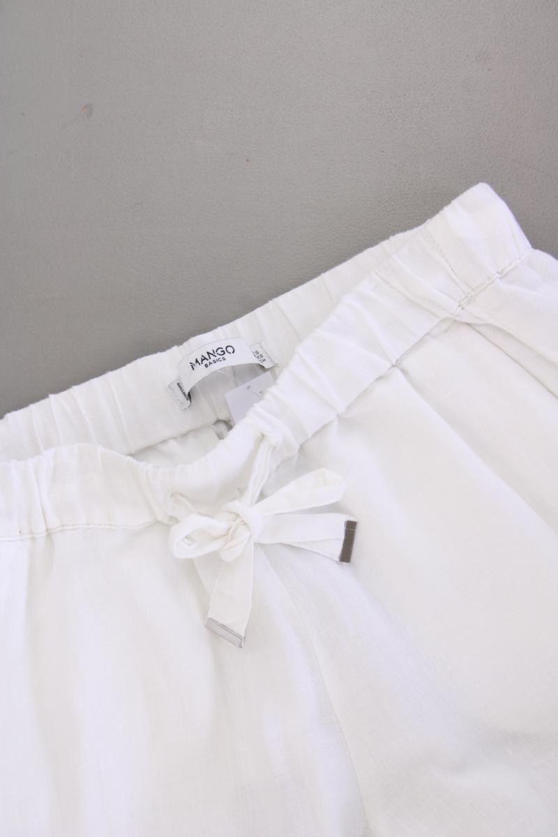 Mango Leinenhose Gr. XS weiß