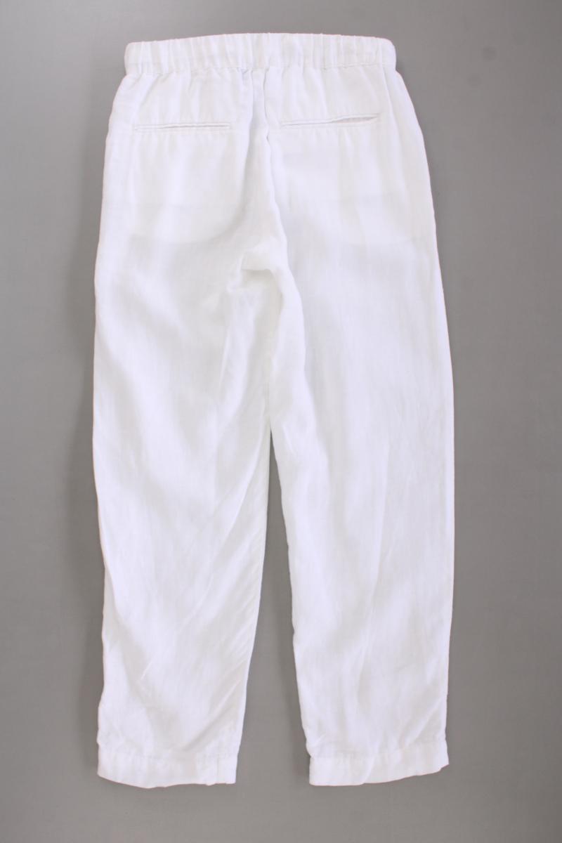 Mango Leinenhose Gr. XS weiß