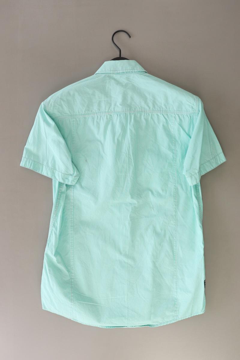 Jack & Jones Kurzarmhemd für Herren Gr. M grün aus Baumwolle