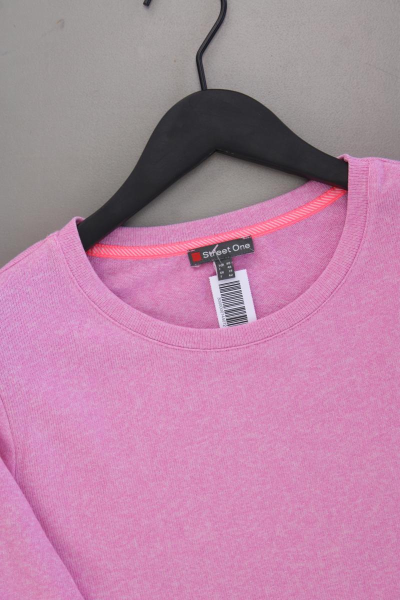 Street One Feinstrickpullover Gr. 40 rosa aus Viskose