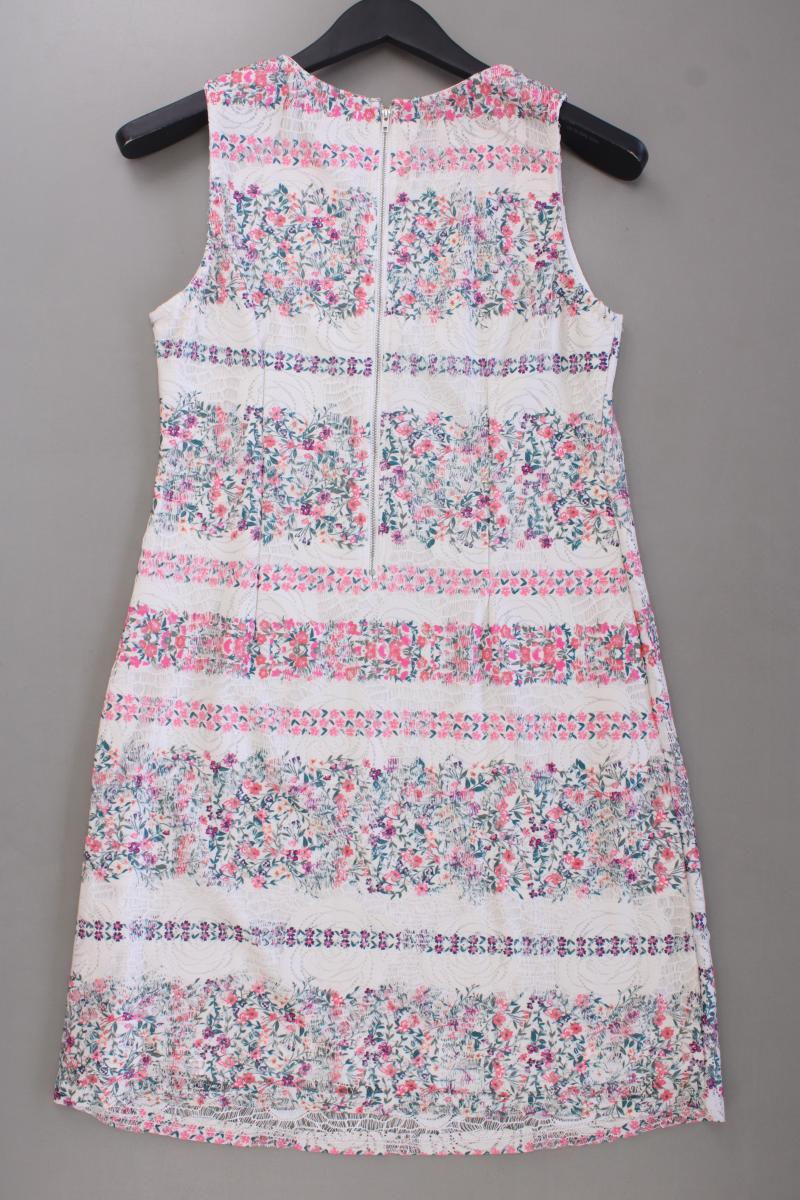 Apricot Midikleid Gr. S mit Blumenmuster Ärmellos mehrfarbig aus Polyester