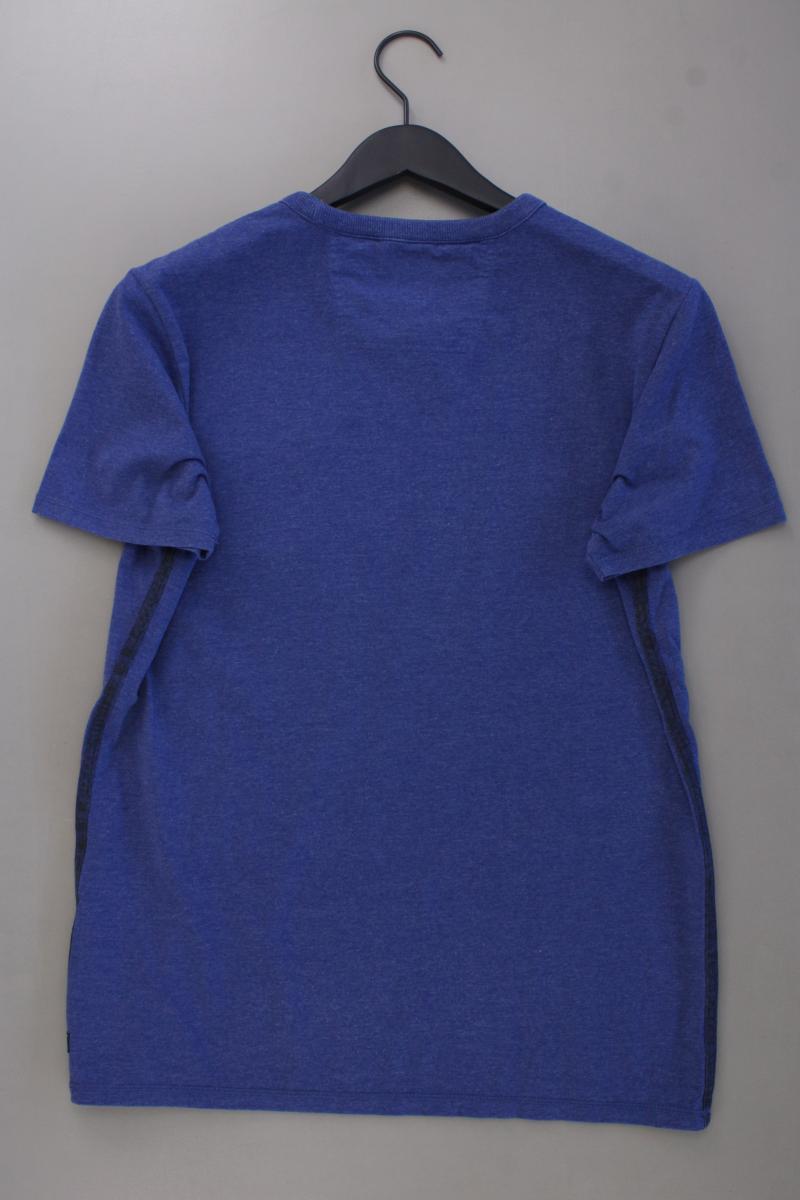 s.Oliver T-Shirt für Herren Gr. L Kurzarm blau aus Baumwolle