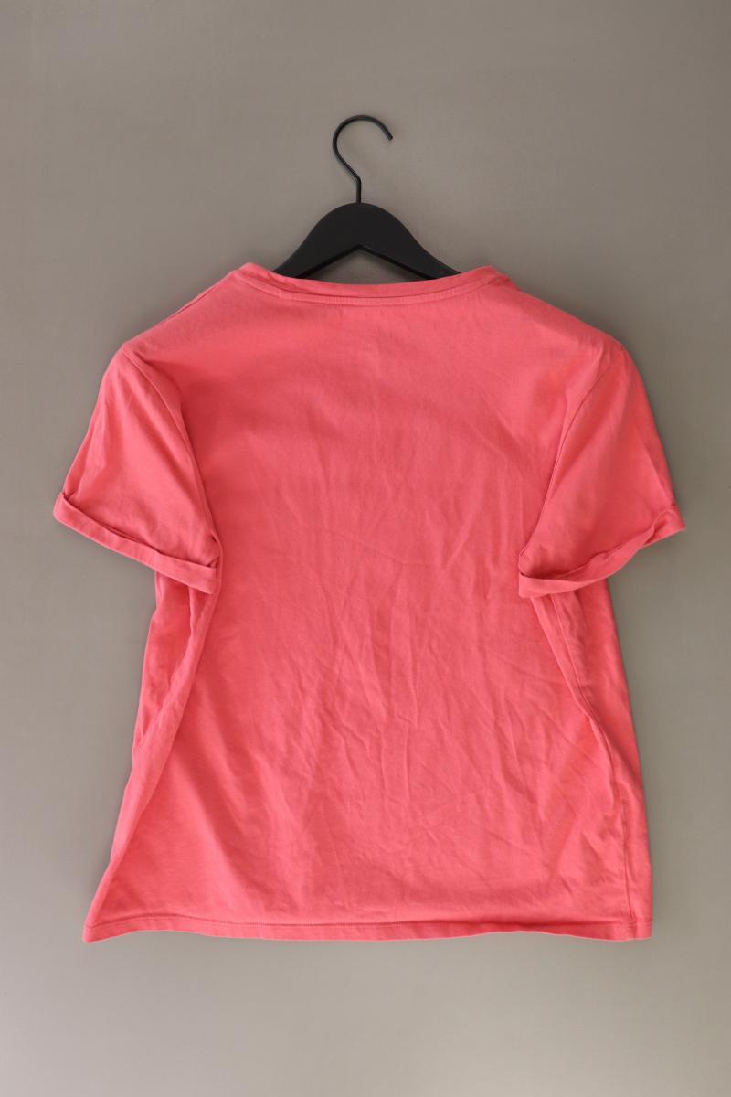 Opus T-Shirt Gr. 42 Kurzarm pink aus Baumwolle