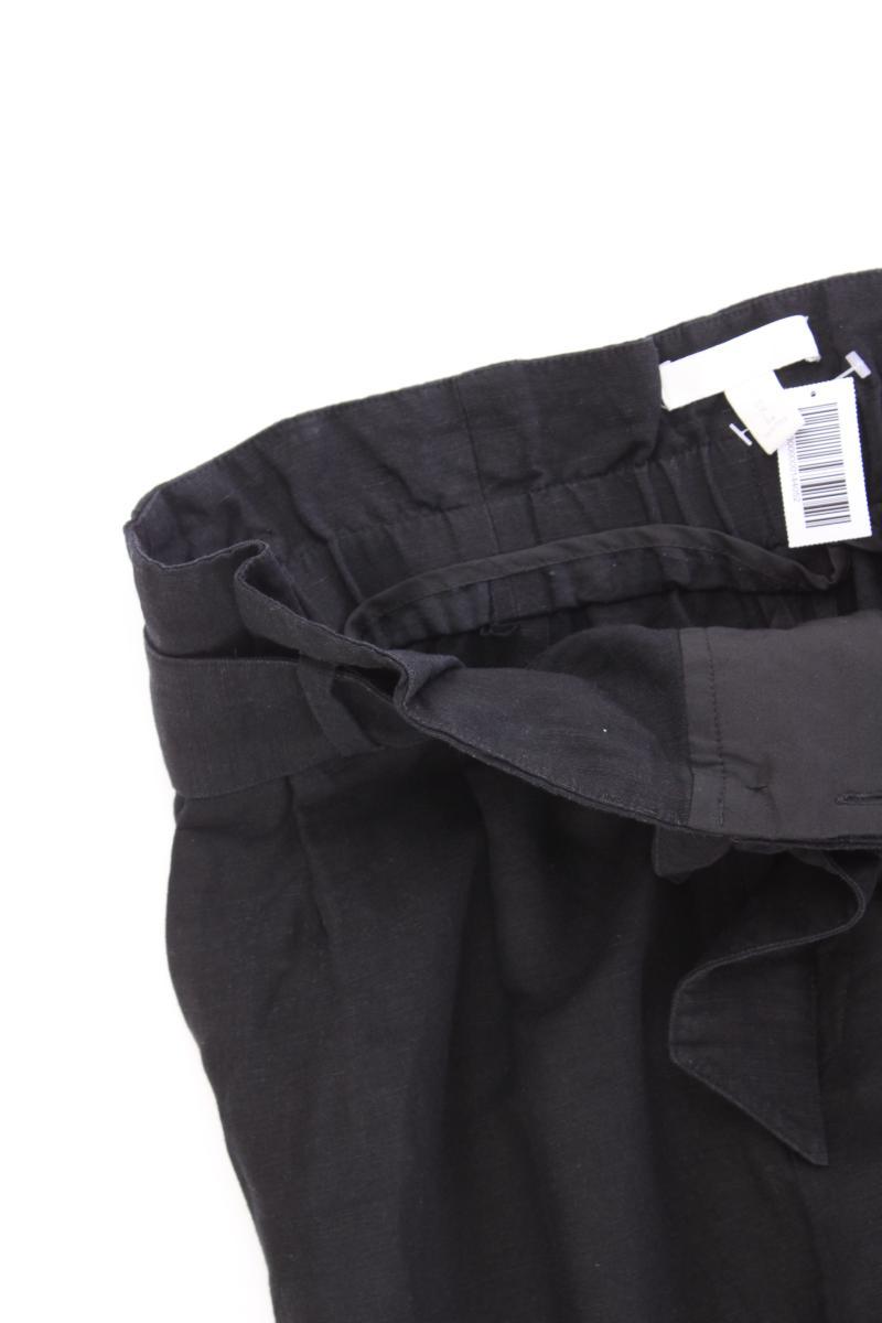 H&M Hose mit Leinen Gr. 36 schwarz