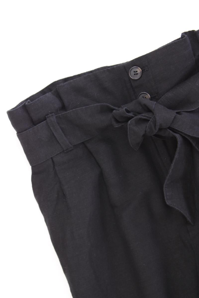 H&M Hose mit Leinen Gr. 36 schwarz