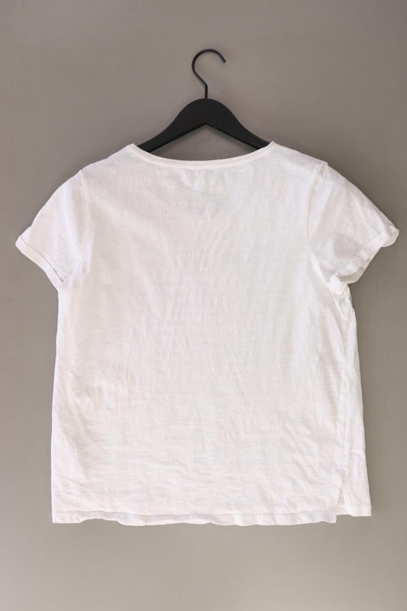 Street One Printshirt Gr. 40 Kurzarm weiß aus Baumwolle