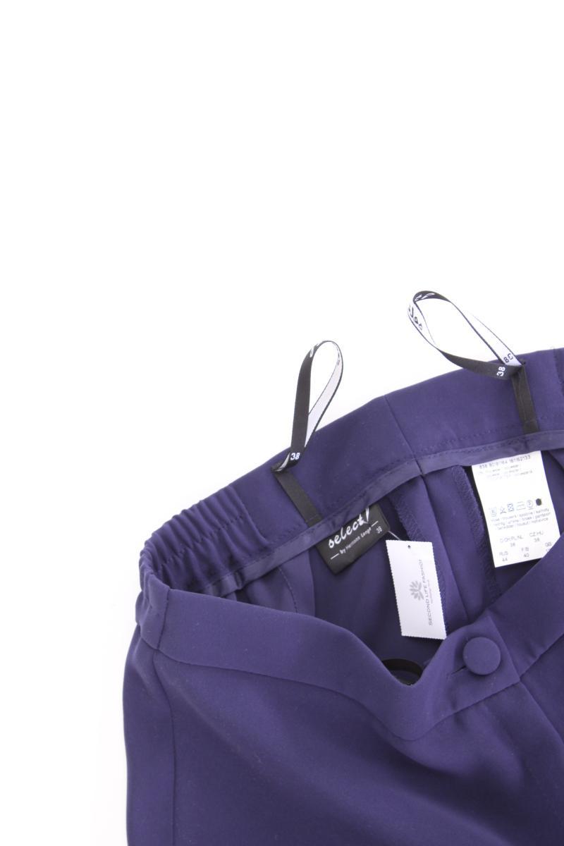 Hermann Lange Anzughose Gr. 38 neuwertig blau aus Polyester