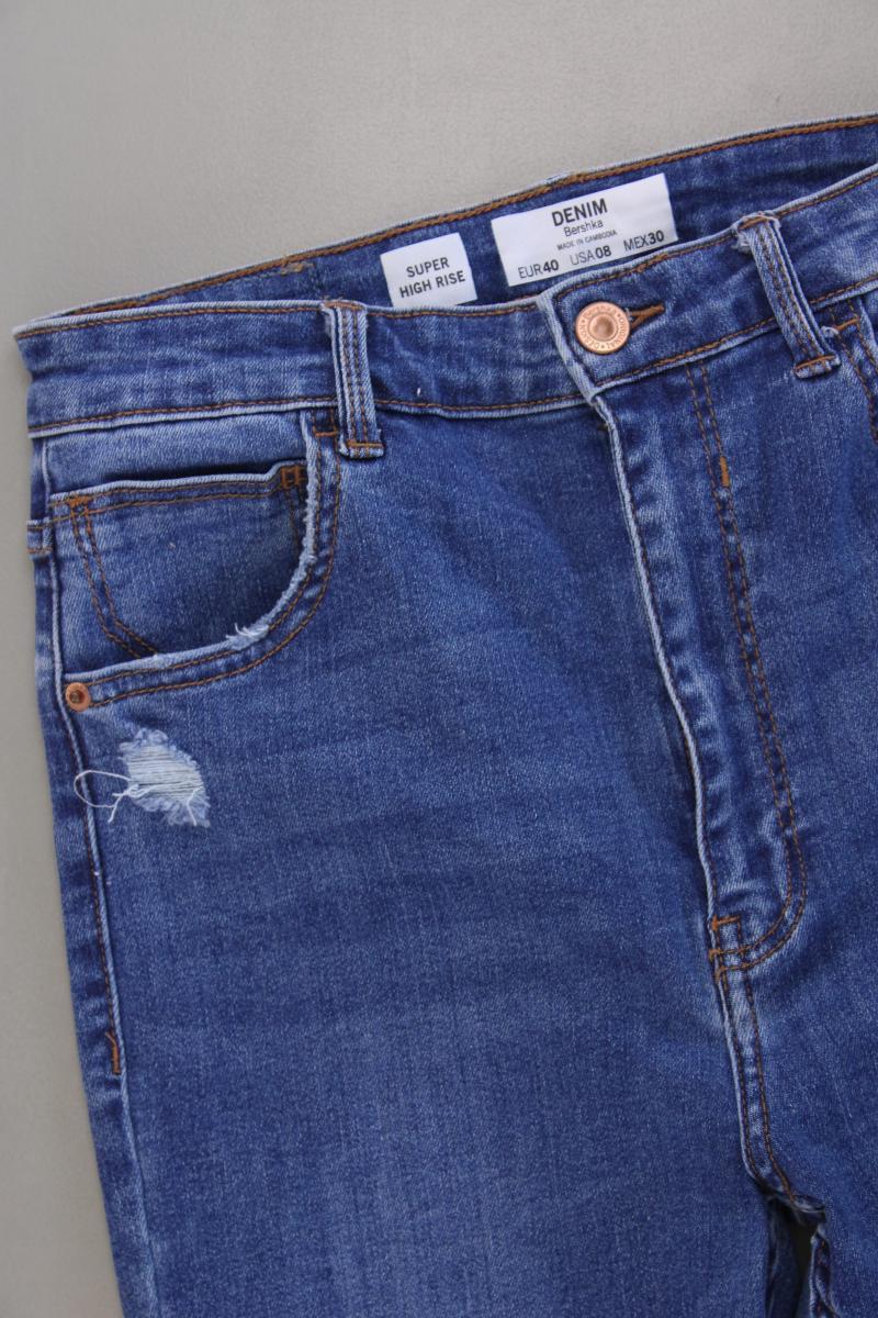 Bershka Skinny Jeans Gr. 40 neuwertig blau
