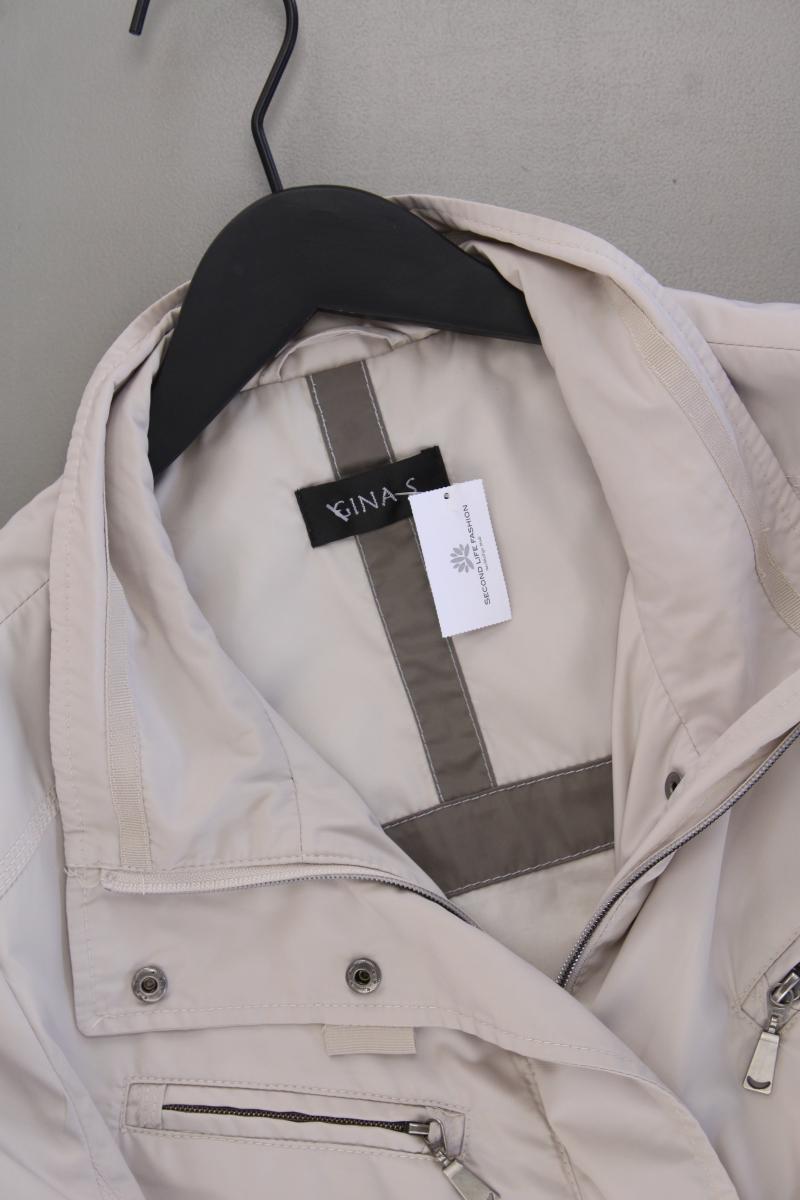 GINA S Übergangsjacke Gr. 44 neuwertig grau aus Polyester