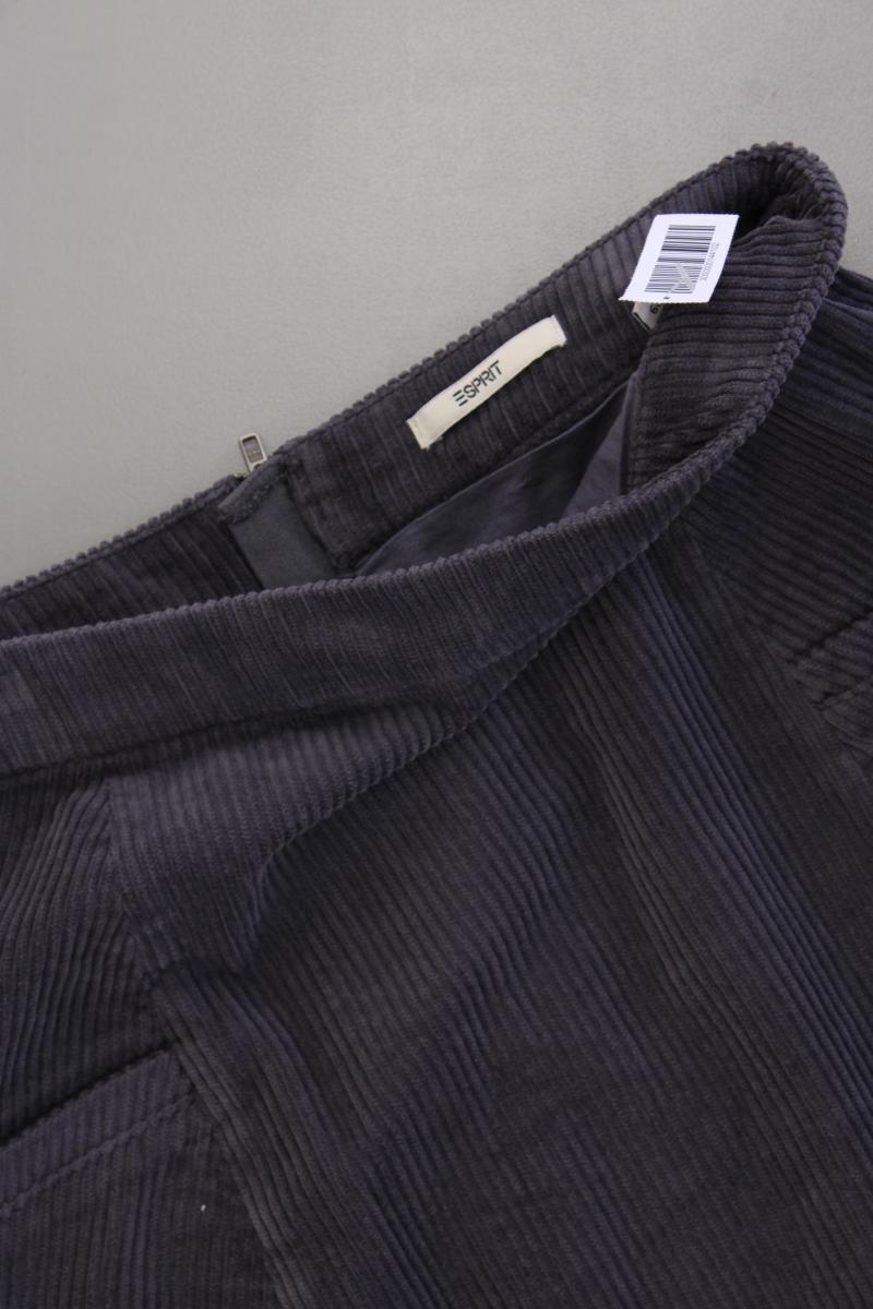 Esprit Cordrock Gr. W29 neuwertig grau aus Baumwolle