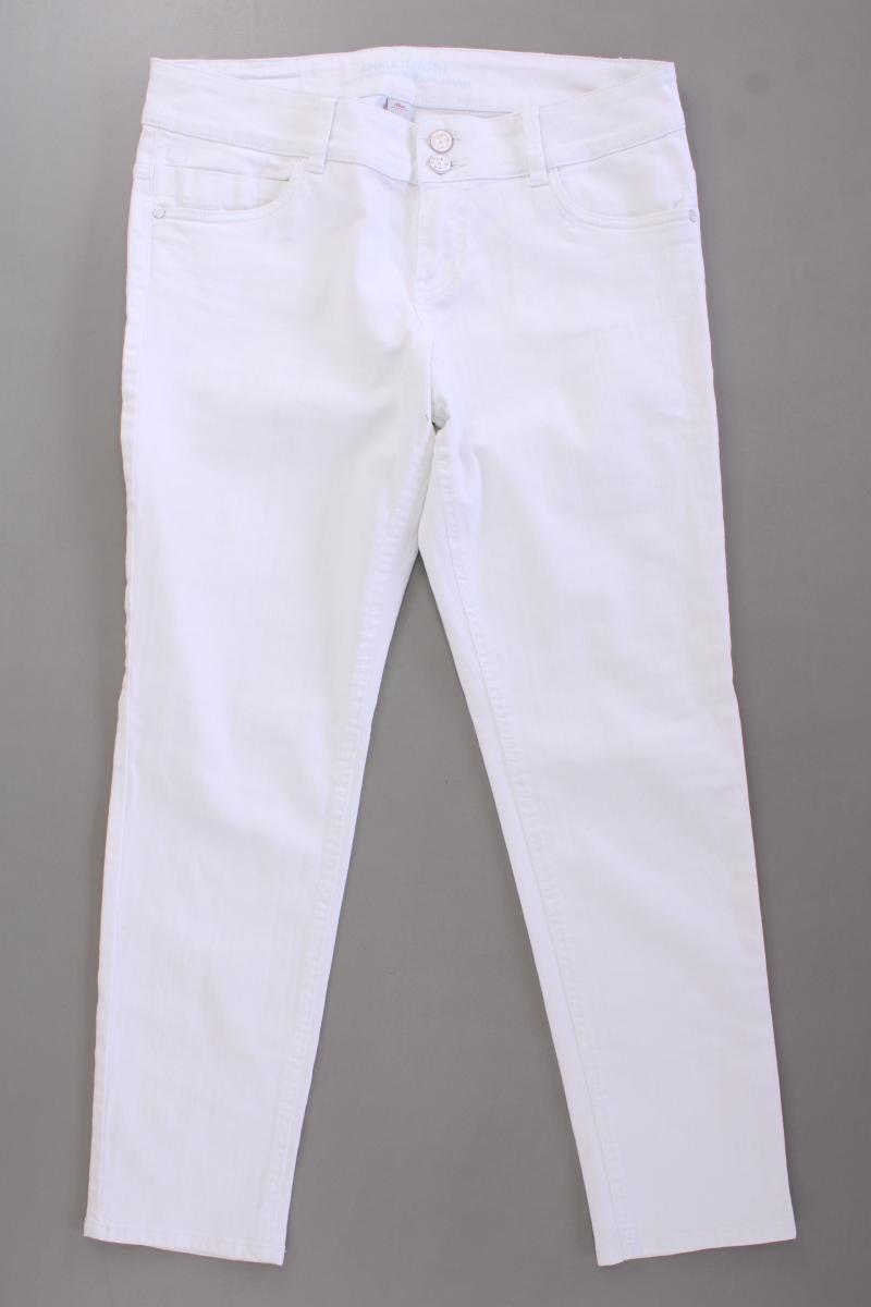 s.Oliver Skinny Jeans Gr. 38 weiß aus Baumwolle