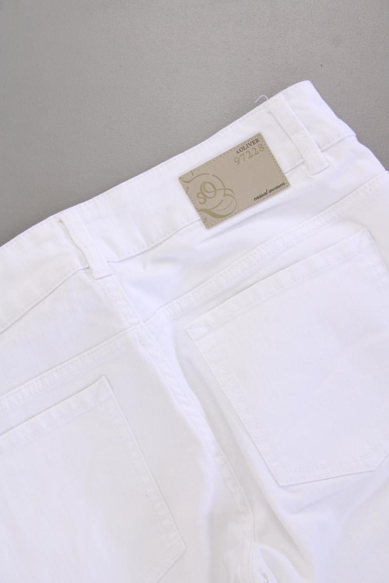 s.Oliver Skinny Jeans Gr. 38 weiß aus Baumwolle