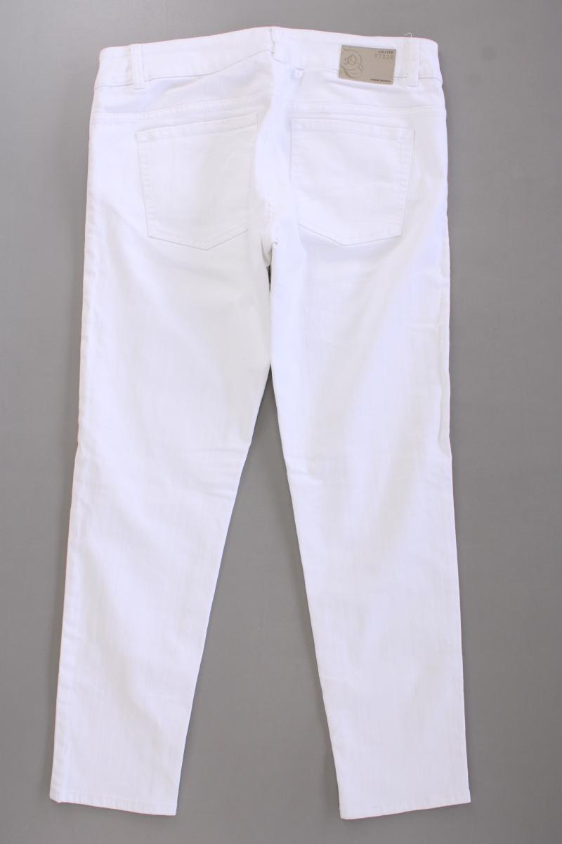 s.Oliver Skinny Jeans Gr. 38 weiß aus Baumwolle