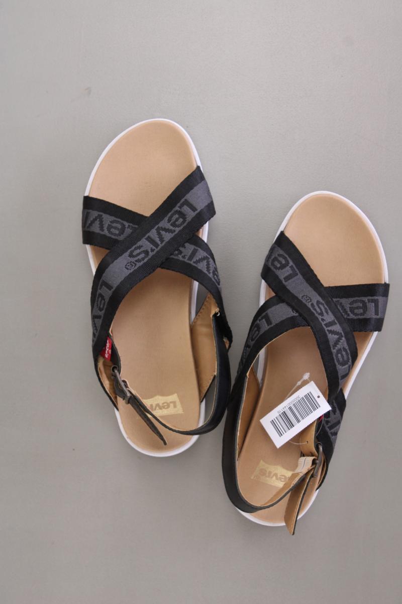 Levi's Sandalen Gr. 38 schwarz