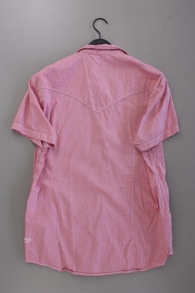 Tom Tailor (Denim) Kurzarmhemd für Herren Gr. XL rot aus Baumwolle