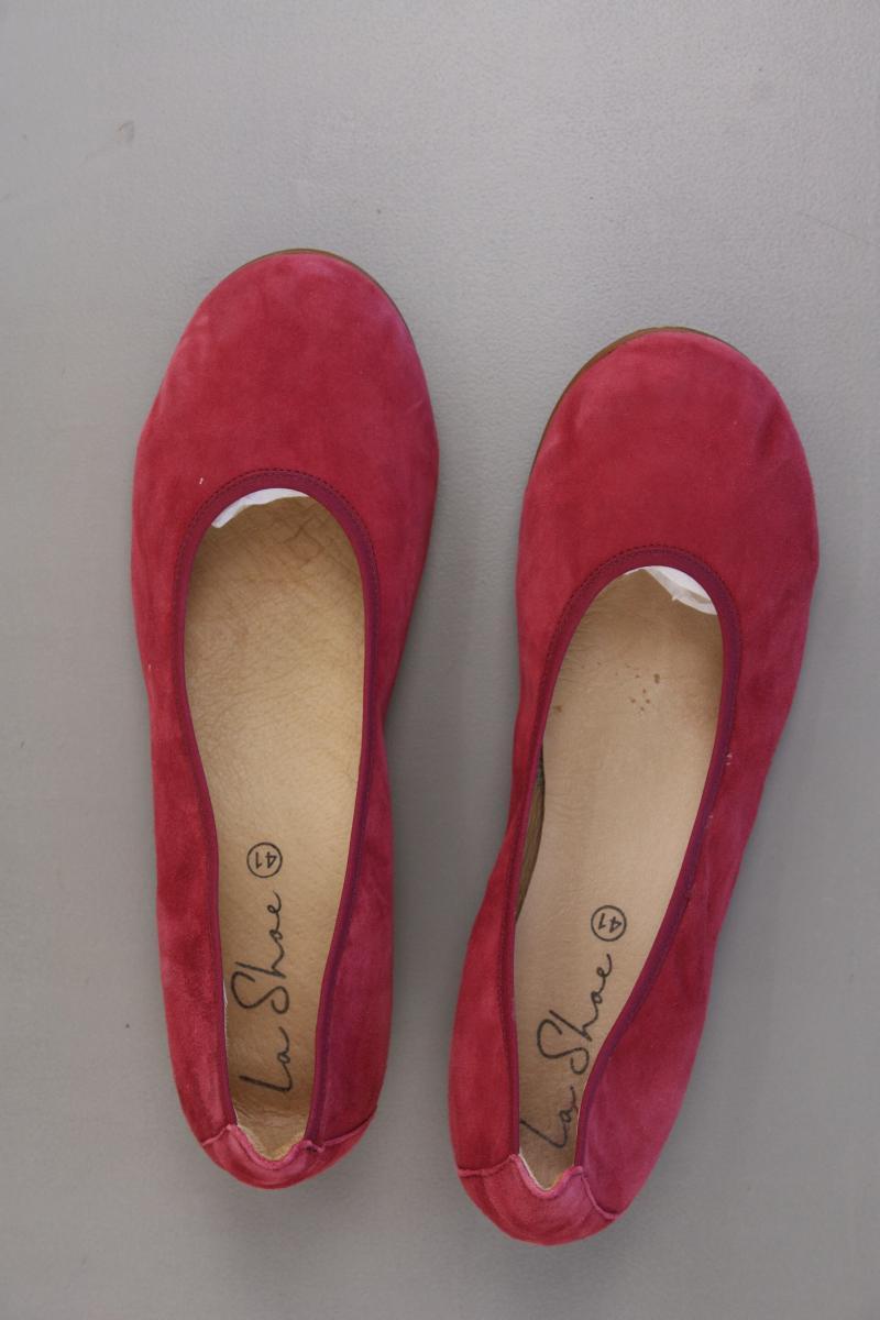 Lashoe Ballerinas Gr. 41 rot aus Leder